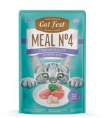 CatFest Тунец с гребешком в нежном желе Meal Nr4, 12 x 50 g