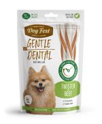 DogFest Dental  twister ar liellopu gaļu suņiem līdz 10kg, 80g