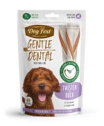 DogFest Dental твистер с уткой для собак весом  от 10–20 кг, 90г