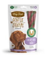 DogFest Dental жевательный рулетик с уткой для взрослых собак, 100г
