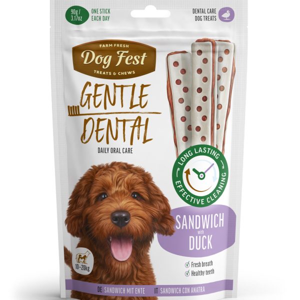 Dental Sandwich with beef for dogs 10-20kg, 90g