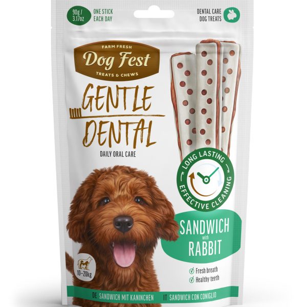 Dental Sandwich with rabbit for dogs 10-20kg, 90g