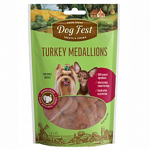 Turkey medallions, for small breeds, 55g.
