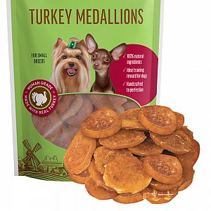 Turkey medallions, for small breeds, 55g.