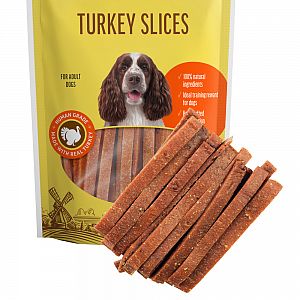 Turkey slices, for all dogs, 90g.