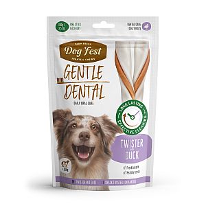 Dental Twister with duck for dogs over 20kg, 100g