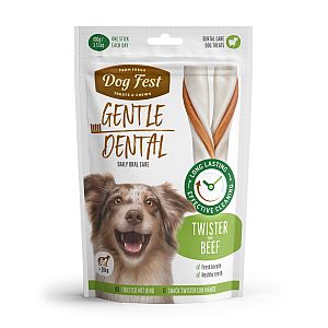 Dental Twister with beef for dogs over 20kg, 100g
