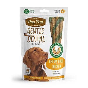 DogFest Dental närimisrull kanalihaga täiskasvanud koertele, 100g