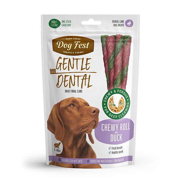 DogFest Dental närimisrull pardilihaga täiskasvanud koertele, 100g