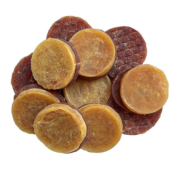 DogFest Meaty coins with chicken and duck for adult dogs, 90g