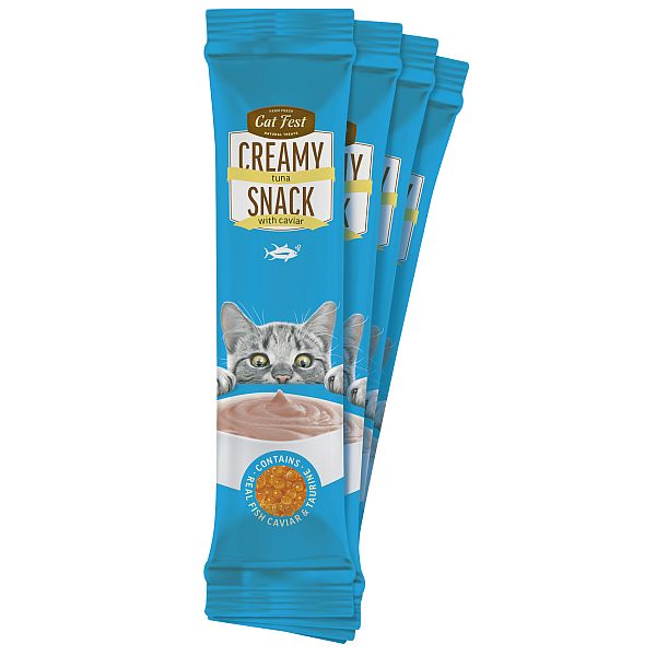 CatFest крем-лакомство с тунцом и икрой, 4 × 10г CatFest крем-лакомство с тунцом и икрой, 4 × 10г