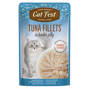 CatFest Tuncis želejā, mitrā kaķu barība, 70g