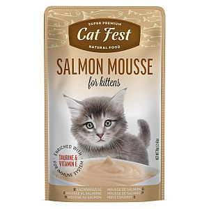 CatFest Salmon mousse for kittens, 70g