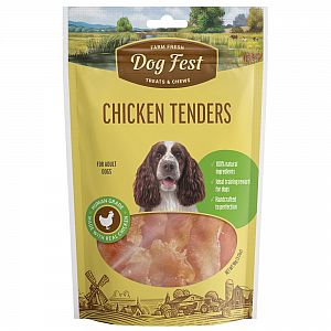 Chicken tenders, for all dogs, 90g.
